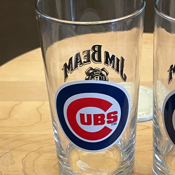 Chicago Cubs Jim Beam glasses - Picture 6 of 6